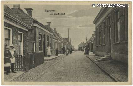 Stavoren, De Smidstraat ansichtkaart: Stavoren, De Smidstraat