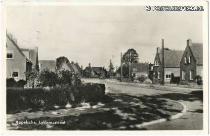 ansichtkaart: Appelscha, Lyklemastraat