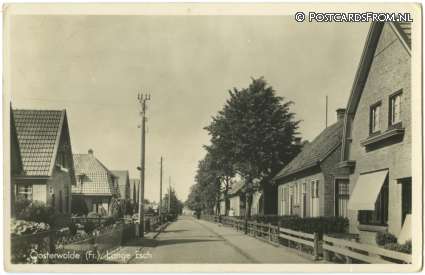 Oosterwolde FR, Lange Esch ansichtkaart: Oosterwolde FR, Lange Esch