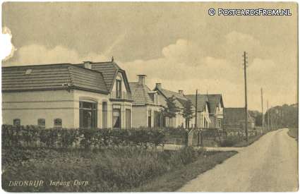 Dronrijp, Ingang Dorp ansichtkaart: Dronrijp, Ingang Dorp