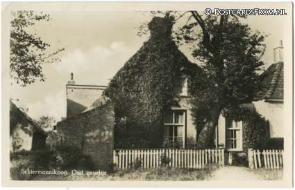 Schiermonnikoog, Oud geveltje ansichtkaart: Schiermonnikoog, Oud geveltje
