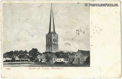 Tzum, Westkant ansichtkaart: Tzum, Westkant
