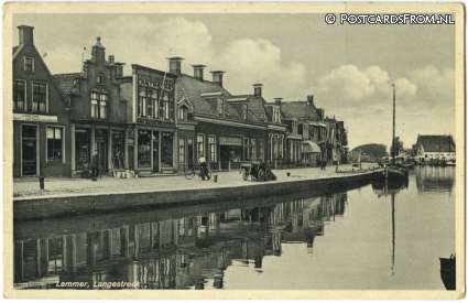 ansichtkaart: Lemmer, Langestreek