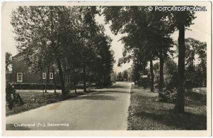 ansichtkaart: Oosterend Leeuwarden, Itenserweg