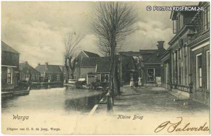 ansichtkaart: Warga, Kleine Brug