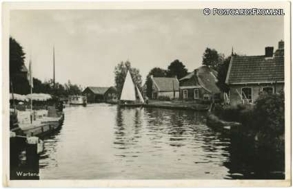 ansichtkaart: Wartena, --