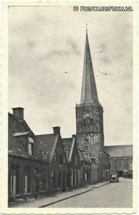 ansichtkaart: Tzum, Toren