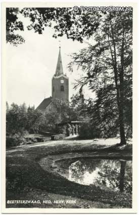 ansichtkaart: Beetsterzwaag, Ned. Herv. Kerk