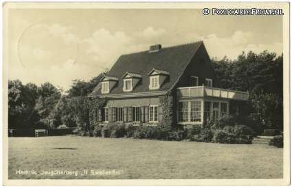 ansichtkaart: Hemrik, Jeugdherberg 'It Swellenest'