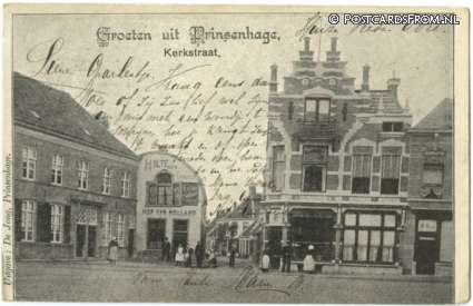Princenhage, Kerkstraat ansichtkaart: Princenhage, Kerkstraat