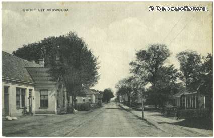 ansichtkaart: Midwolda, Groet uit