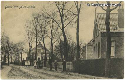 ansichtkaart: Nieuwolda, Groet uit