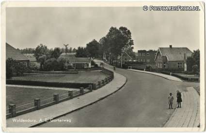 ansichtkaart: Woldendorp, A.E. Gorterweg