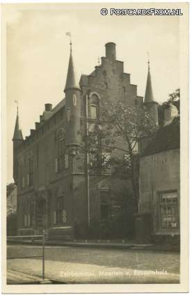 ansichtkaart: Zaltbommel, Maarten van Rossumhuis