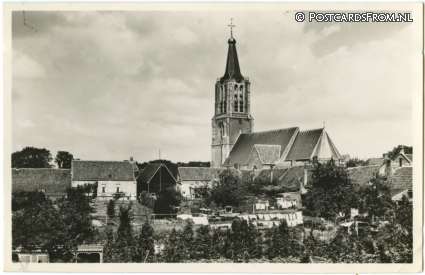 ansichtkaart: Kloetinge, Dorpsgezicht