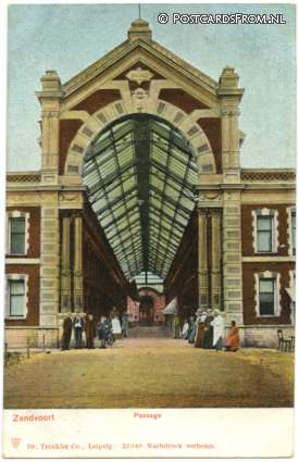 ansichtkaart: Zandvoort, Passage