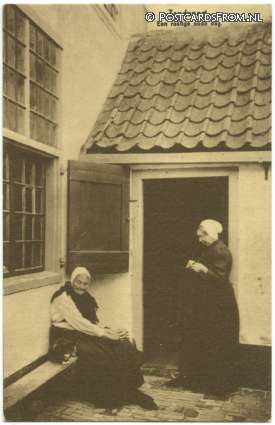 ansichtkaart: Zandvoort, Een rustige oude dag