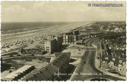 ansichtkaart: Zandvoort, Panorama v.a. de Uitzichttoren