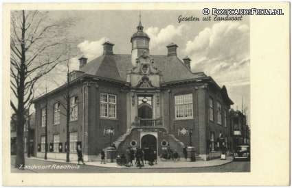 ansichtkaart: Zandvoort, Raadhuis