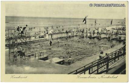 ansichtkaart: Zandvoort, Zwembassin Noorderbad