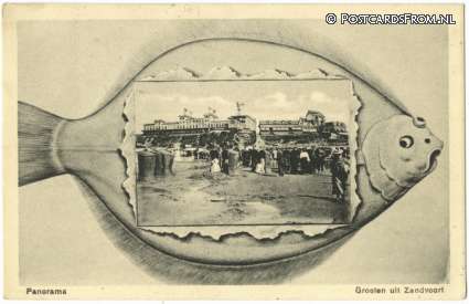 Zandvoort, Groeten uit ansichtkaart: Zandvoort, Groeten uit