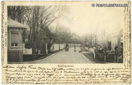 ansichtkaart: Appingedam, Koningstraat
