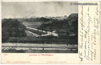 ansichtkaart: Harlingen, Panorama