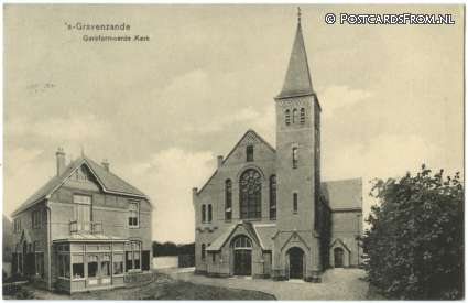 ansichtkaart: 's-Gravenzande, Gereformeerde Kerk