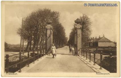 Franeker, Noorderpoort ansichtkaart: Franeker, Noorderpoort