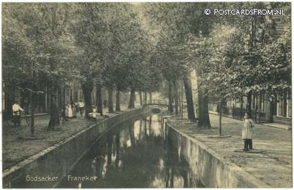 Franeker, Godsacker ansichtkaart: Franeker, Godsacker