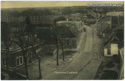 Zuidhorn, Panorama ansichtkaart: Zuidhorn, Panorama