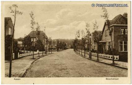 Assen, Boschstraat ansichtkaart: Assen, Boschstraat