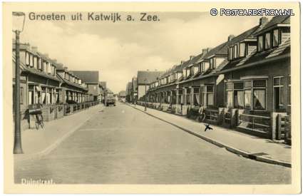 ansichtkaart: Katwijk aan Zee, Duinstraat