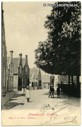 Ouddorp, Hoenderdijk ansichtkaart: Ouddorp, Hoenderdijk
