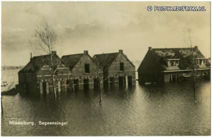 ansichtkaart: Middelburg, Segeensingel