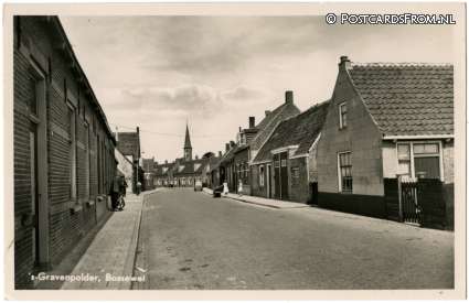 's-Gravenpolder, Bossewei ansichtkaart: 's-Gravenpolder, Bossewei
