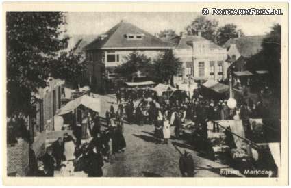ansichtkaart: Rijssen, Marktdag