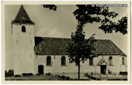 ansichtkaart: Aalst GL, Ned. Herv. Kerk