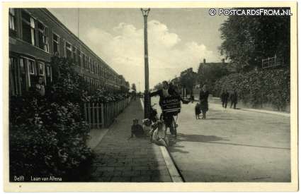 ansichtkaart: Delft, Laan van Altena