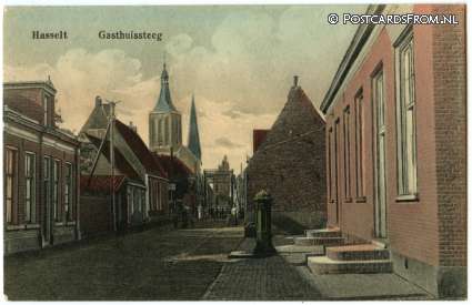 ansichtkaart: Hasselt, Gasthuisbrug