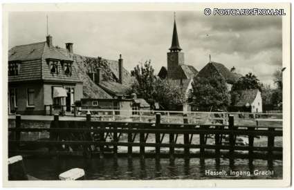 Hasselt, Ingang Gracht ansichtkaart: Hasselt, Ingang Gracht