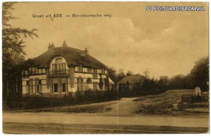 ansichtkaart: Ede, Bennekomsche weg