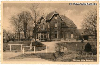 ansichtkaart: Ederveen, Villa Ruimzicht