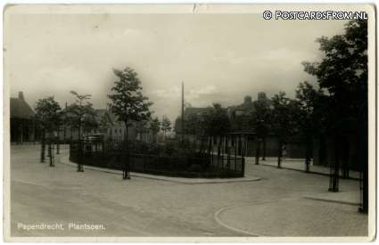 Papendrecht, Plantsoen ansichtkaart: Papendrecht, Plantsoen