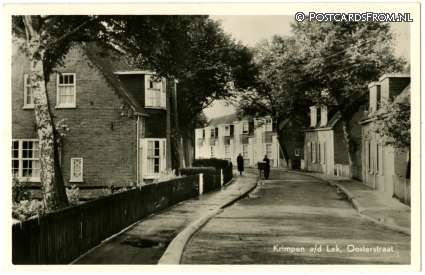 Krimpen aan de Lek, Oosterstraat ansichtkaart: Krimpen aan de Lek, Oosterstraat