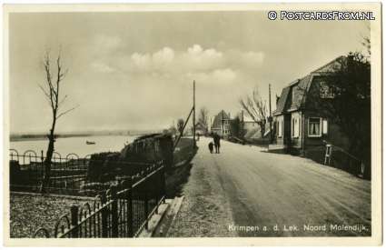 Krimpen aan de Lek, Noord Molendijk ansichtkaart: Krimpen aan de Lek, Noord Molendijk