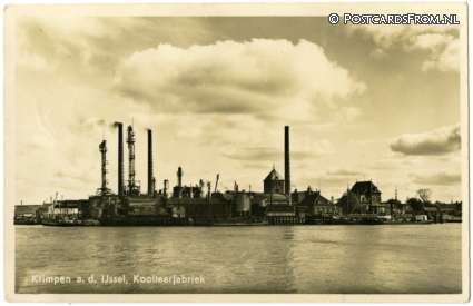 ansichtkaart: Krimpen ad IJssel, Koolteerfabriek
