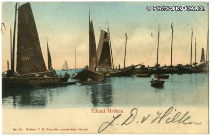 ansichtkaart: Marken, Eiland