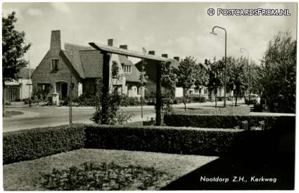 Nootdorp, Z.H. Kerkweg ansichtkaart: Nootdorp, Z.H. Kerkweg