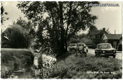 ansichtkaart: Sleeuwijk, De Brede Vliet